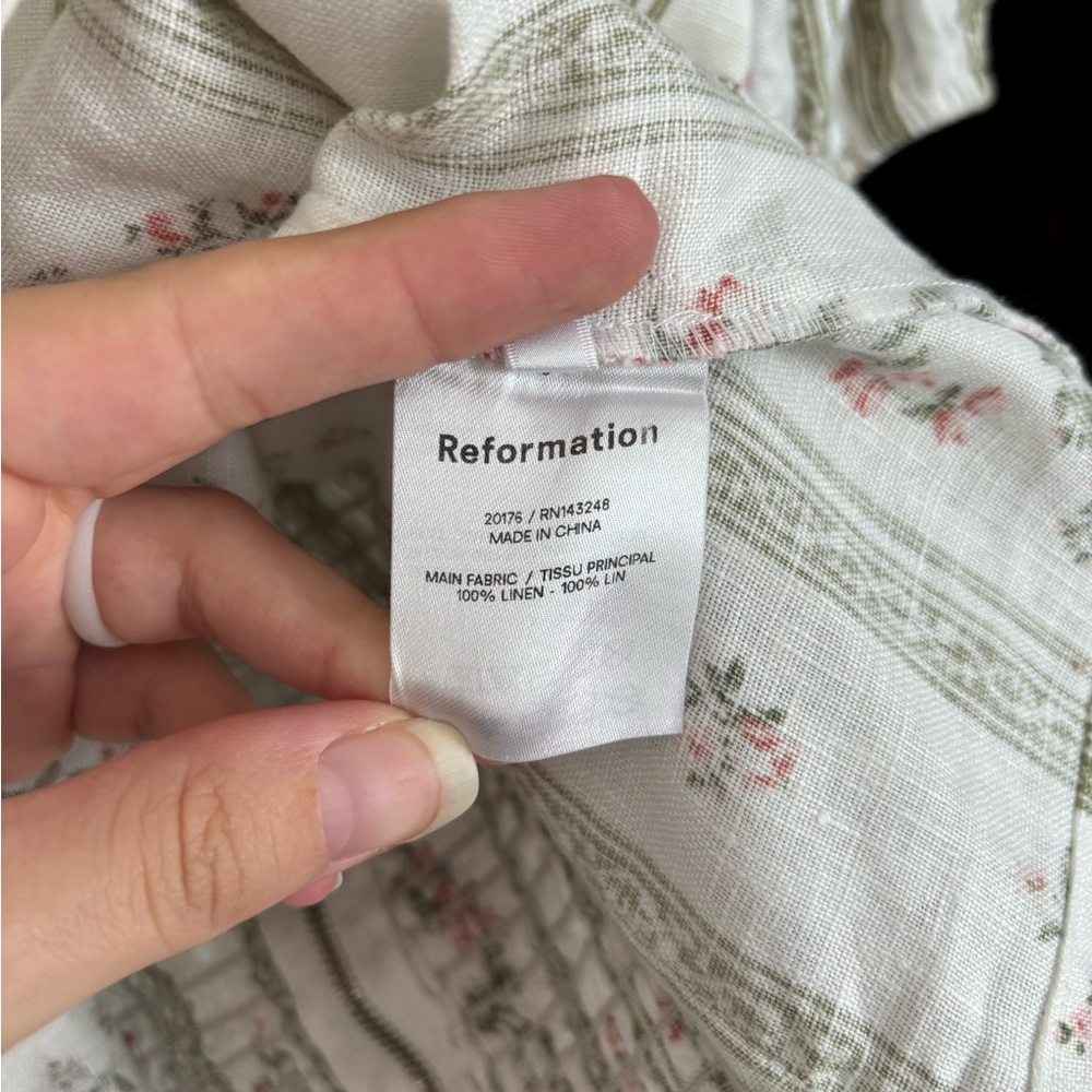 Reformation Arancini Top in Heath 12 - Picture 7 of 13